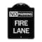 Signmission Delaware No Parking Fire Lane Heavy-Gauge Aluminum Architectural Sign, 24" x 18", BS-1824-24195 A-DES-BS-1824-24195 - alternate 1
